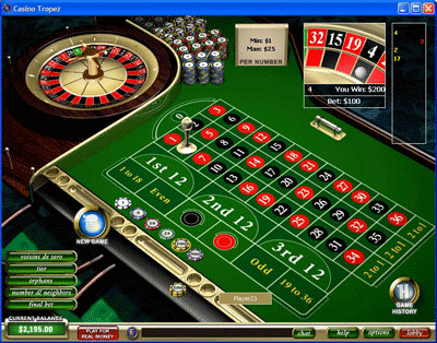 Roulette beim Casino Tropez Vorschau